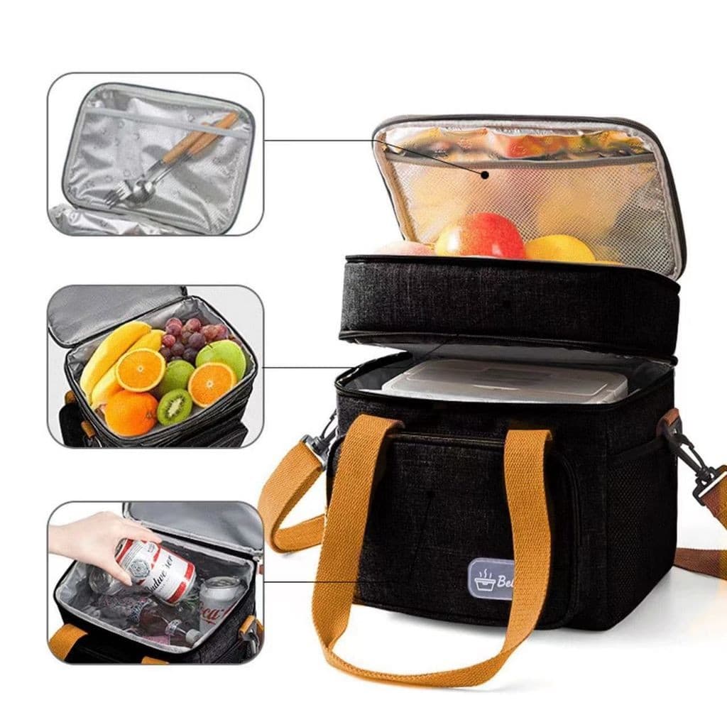 Bolsa Termica Expansível De Grande Capacidade Para Piquenique Adequado Para Viagens Ao Ar Livre Na Praia