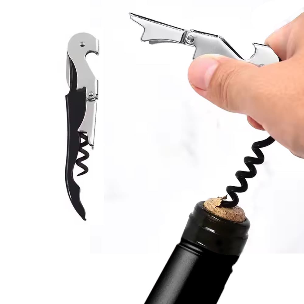 Abridor de Vinho Saca Rolha Inox 12cm