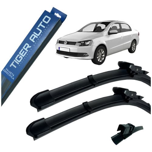Par Palheta Parabrisa Vw Gol Saveiro Voyage G5 G6 G7 Limpado