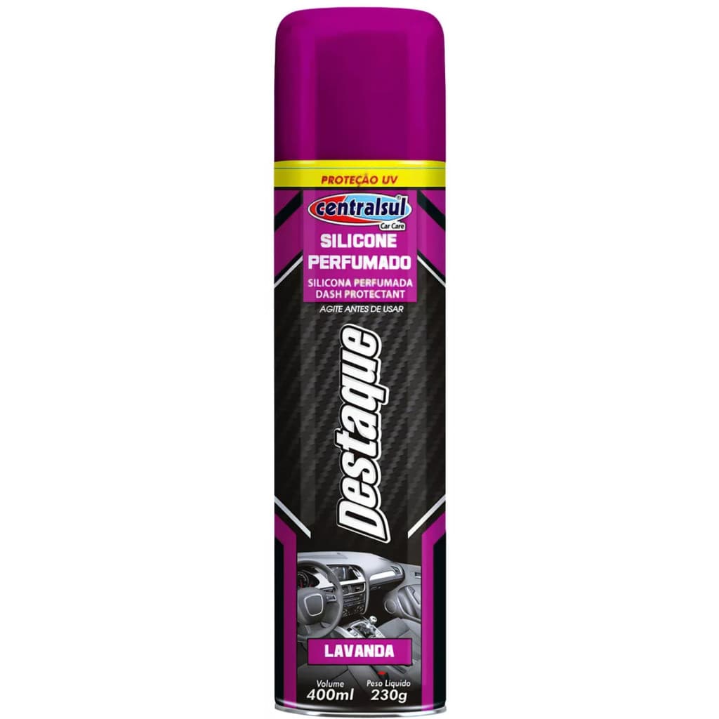 Silicone Spray Perfumado Lavanda 400ml | Perfuma, Protege e Dá Brilho com Toque Seco