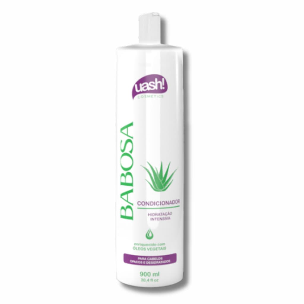 Condicionador Uash Babosa 900ml Hidratação + Oleos Vegetais