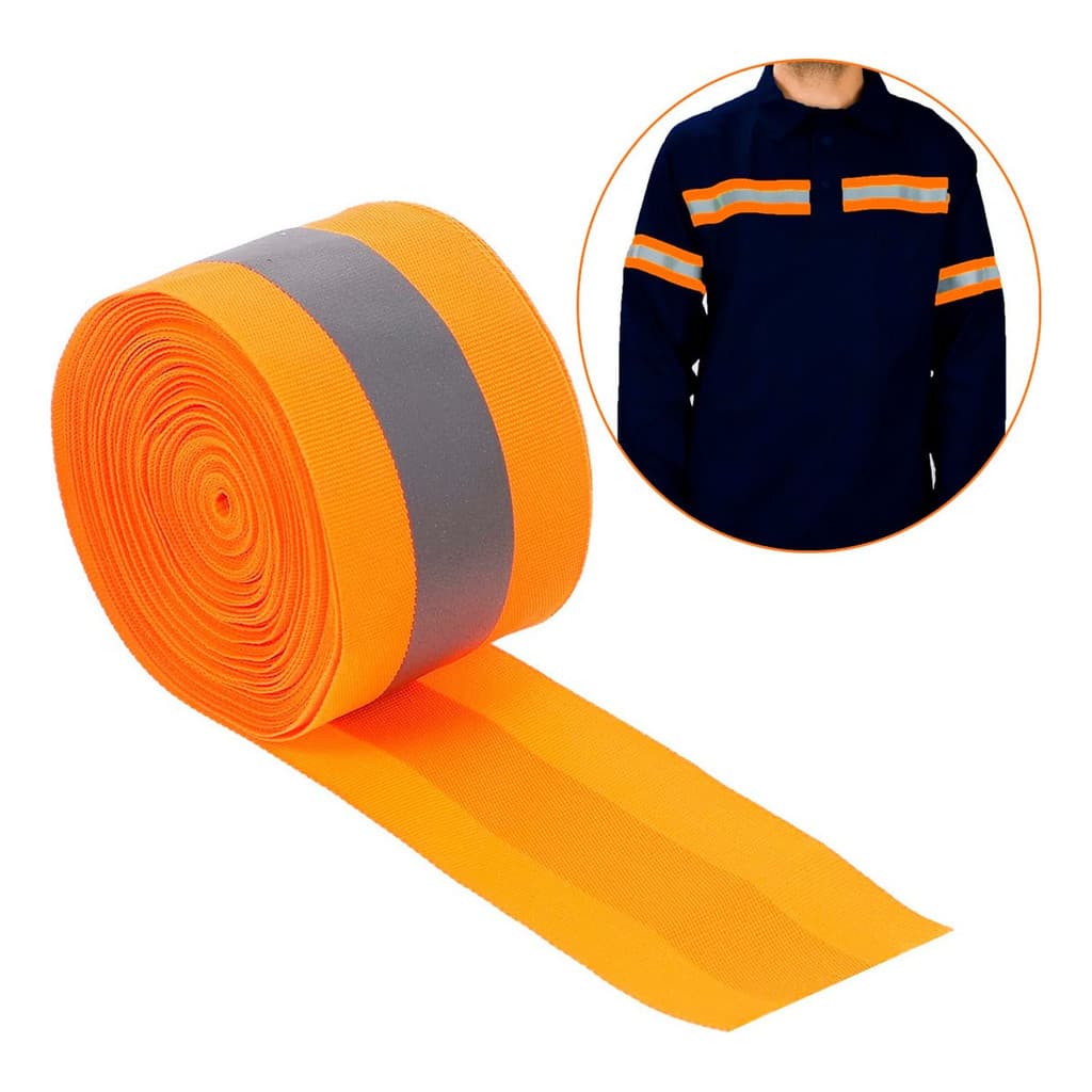 Fita Faixa Refletiva Uniformes 50mmx50metros