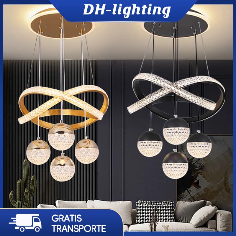 (Com LED) Moderno E Minimalista Restaurante Luz Pingente LED Quarto De Teto Sala Estar Decorativa
