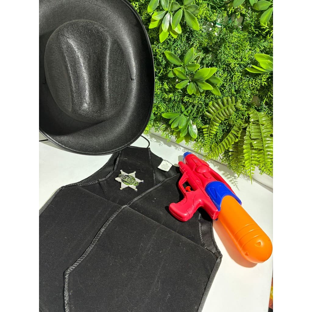 Fantasia de xerife cowboy para Meninos - Kit Completo