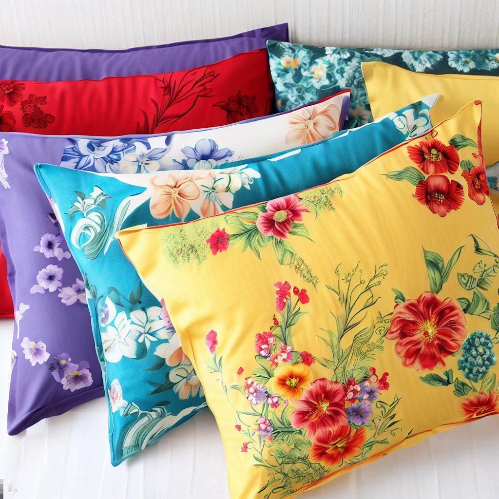KIT COM 10 FRONHAS 5 PARES ESTAMPADO PARA TRAVESSEIRO 50/CM X 70/CM ALGODÃO