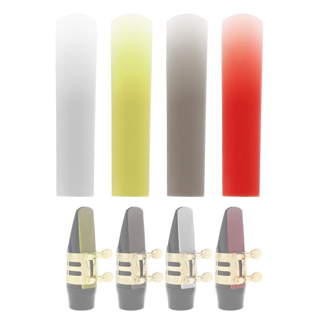 4 Pçs/Lote Força 2.5 Tenor Saxofone Palhetas De Resina 4 Cores Misturadas Sax Reed
