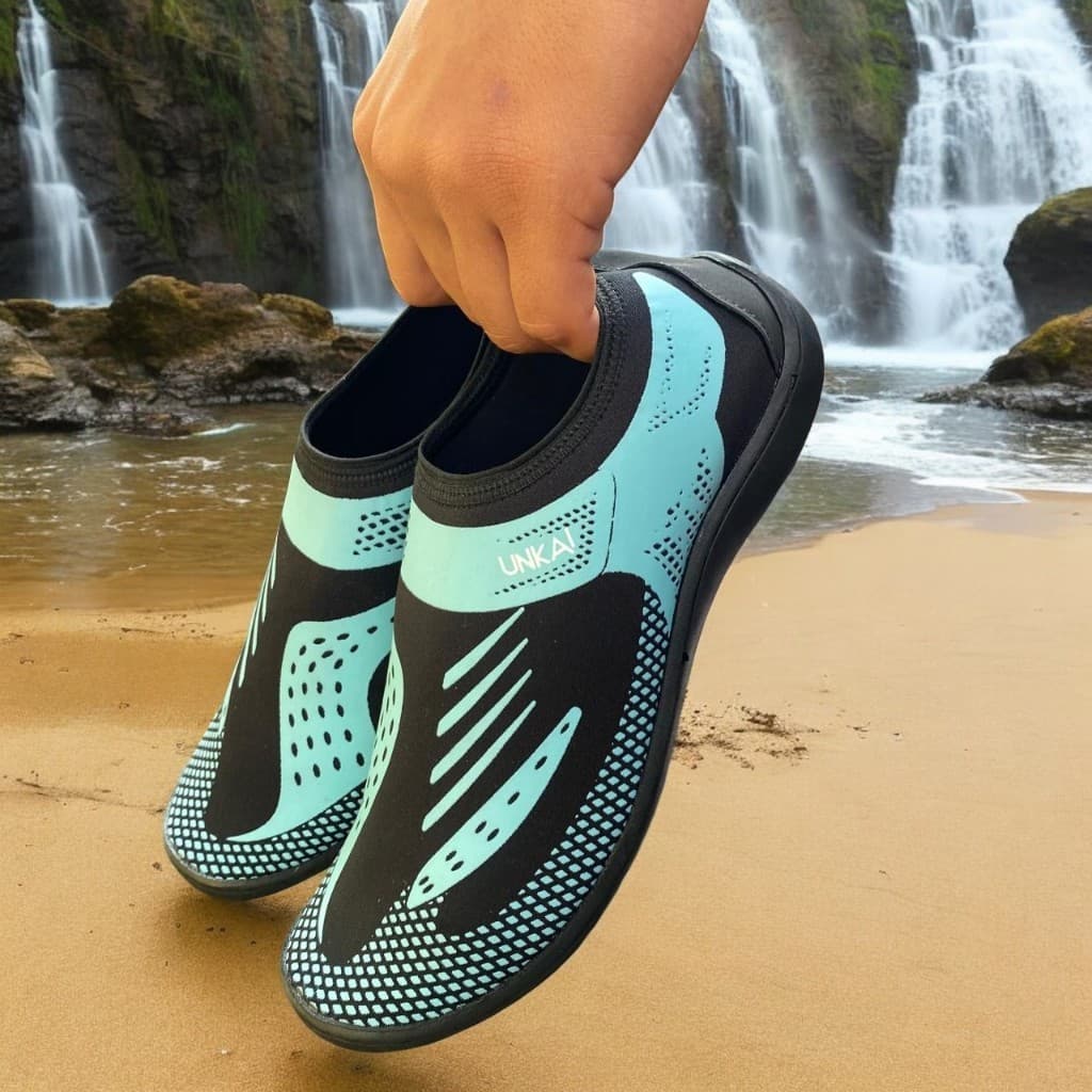 Sapatilha Híbrida Aquática Sola Borracha Antiderrapante Náutica Trilha Cachoeira Pesca Piscina Bike