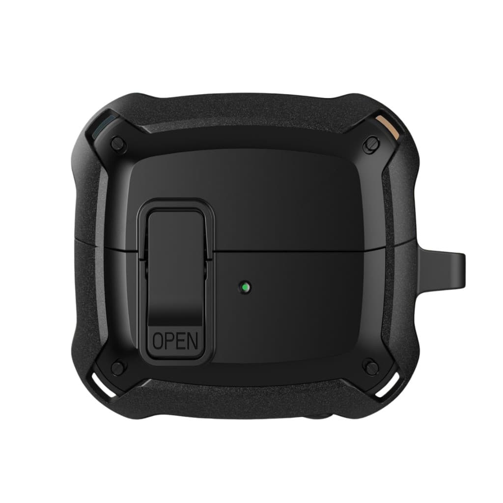 Capa Protetora Nerdcase para Samsung Galaxy Buds3, Buds3 Pro, Buds3 Fe, Silicone Resistente, Preta