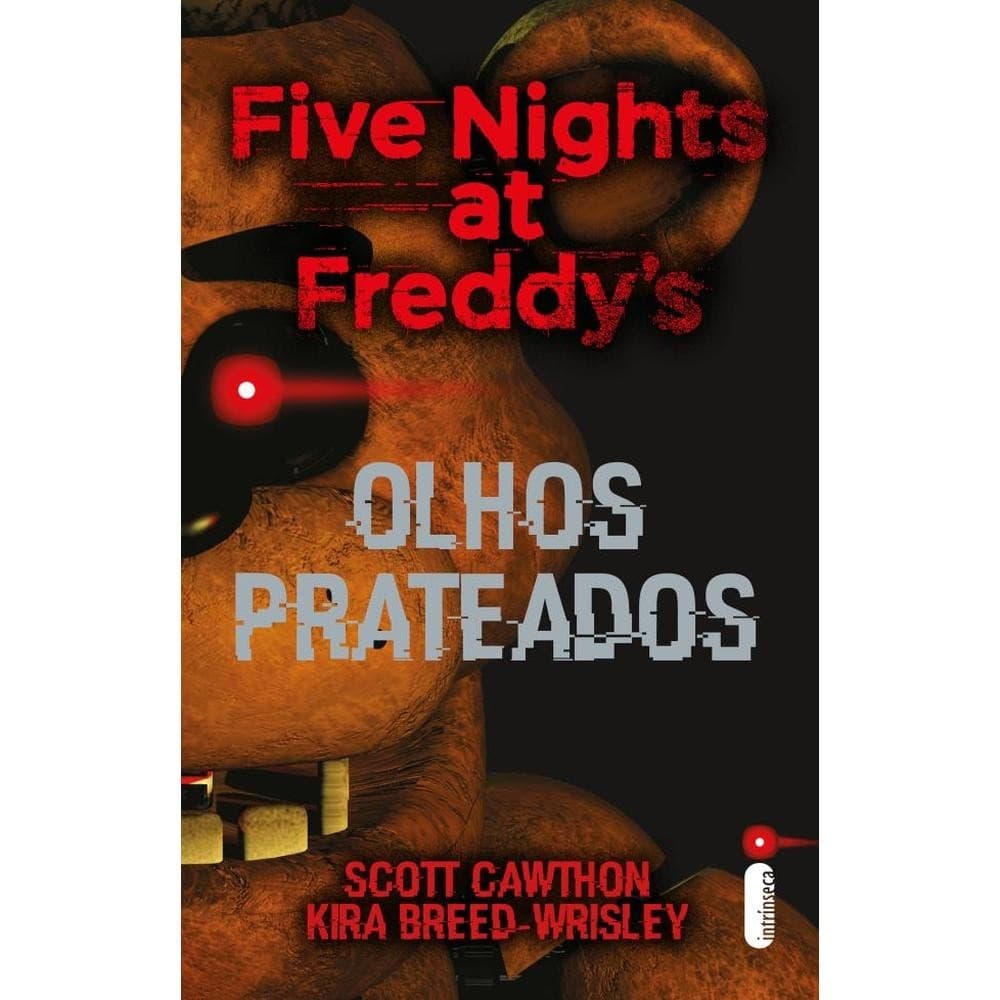 Olhos prateados -  Five Nights at Freddy's Livro leitura loja Vparque 071