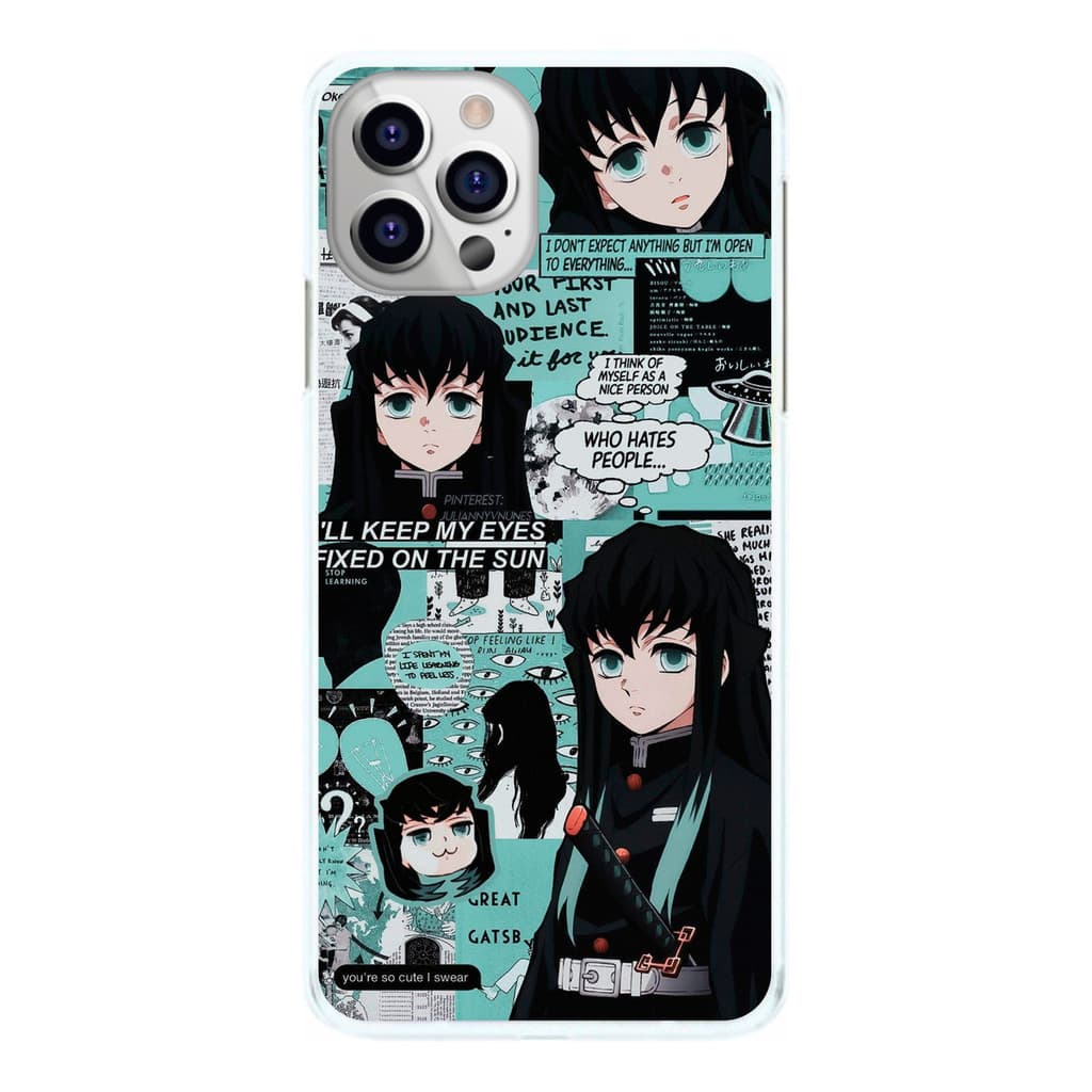 Capinha Muichiro Tokito Frases Anime Capa de Celular