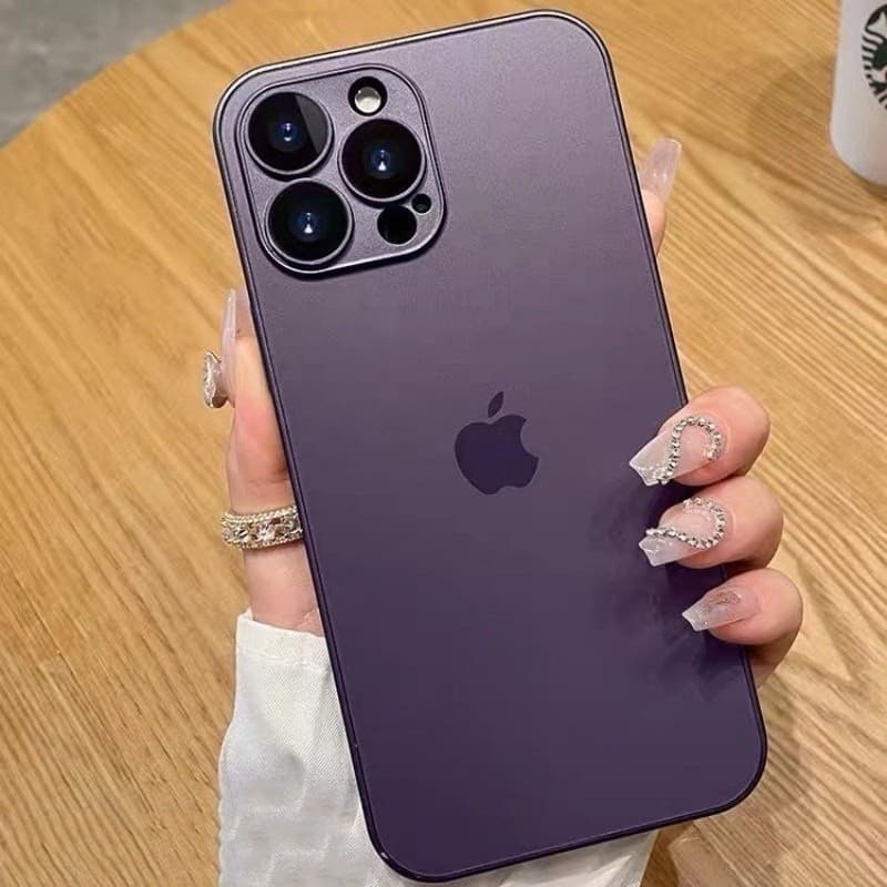 case capa slim IPHONE11 13pro 12 12pro 12promax traseira para fosco vidro ag proteção total lente tampa vidro protetora