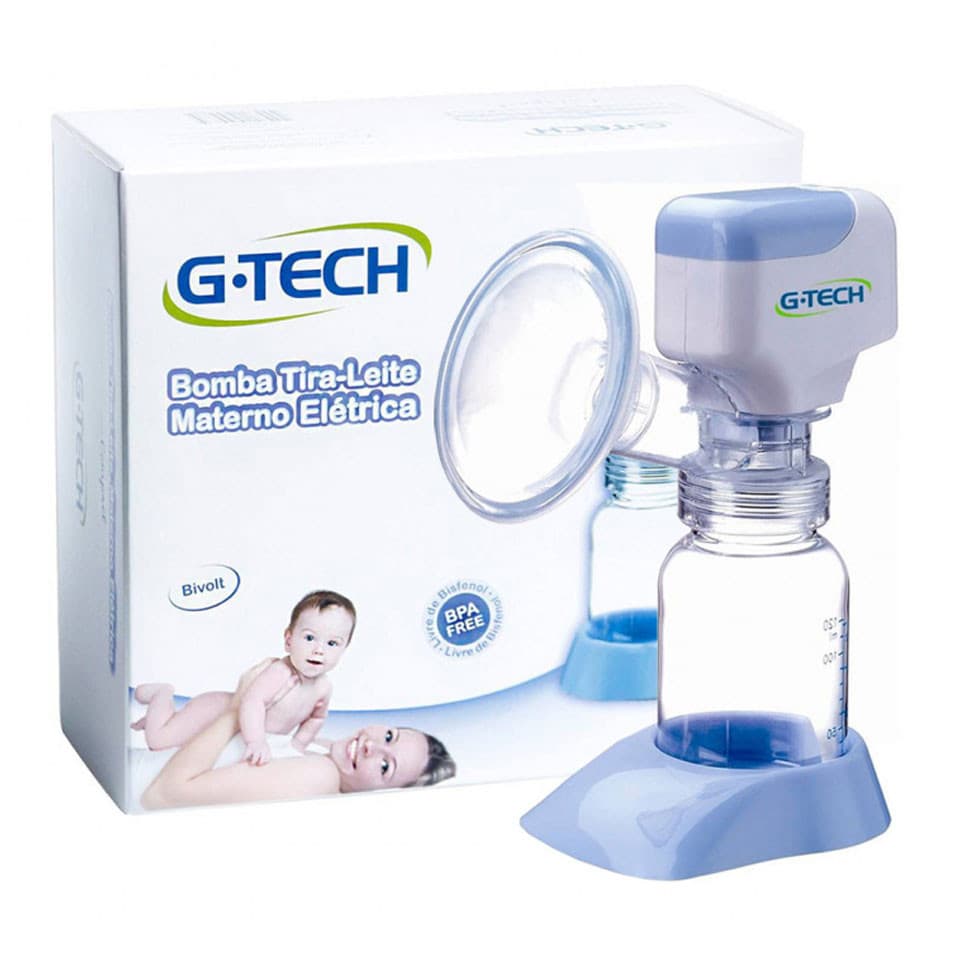 Bomba De Extração Tira Leite Materno Elétrica G-tech Bivolt