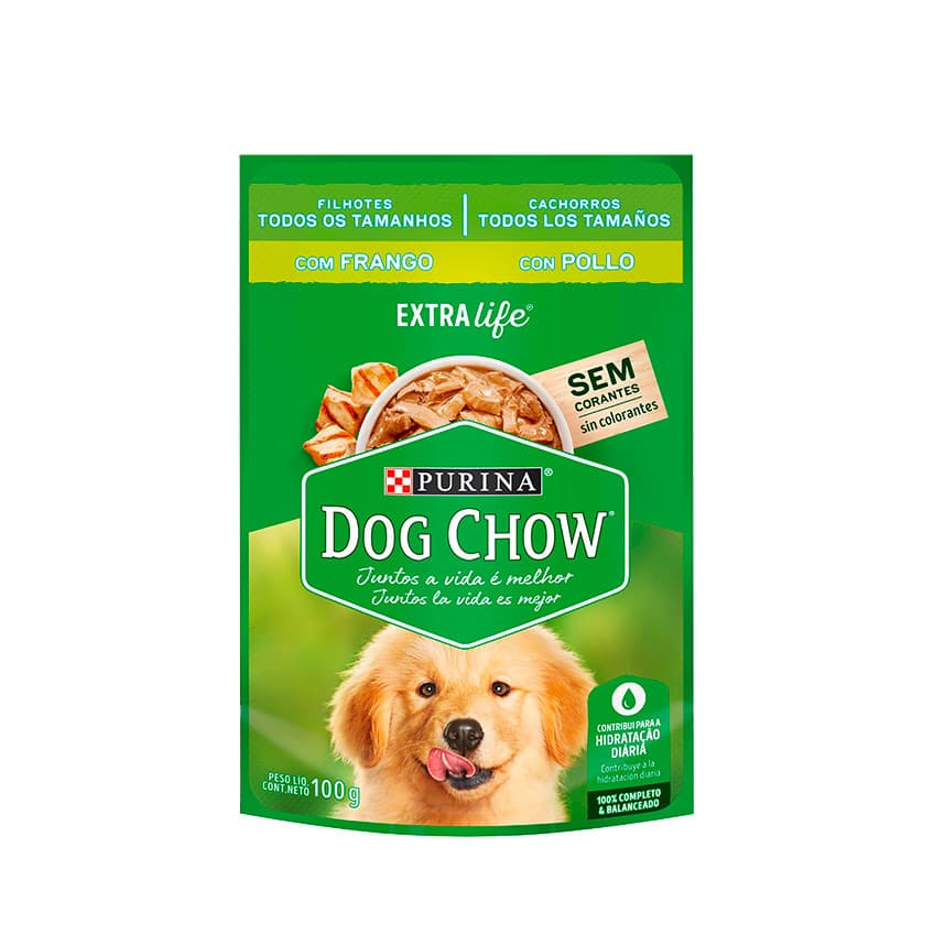 DOG CHOW SACHÊ FILHOTES TODOS OS TAMANHOS FRANGO 100G