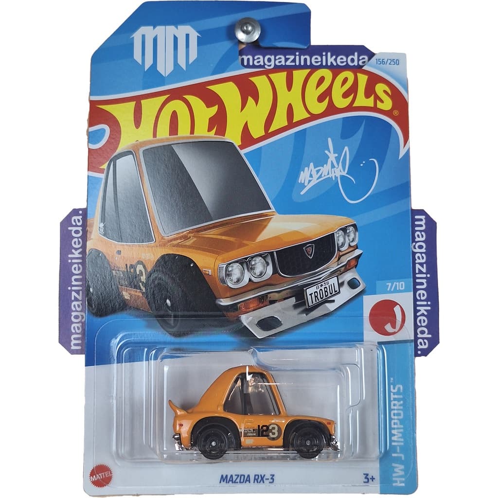 Carro Hot Wheels MAZDA RX-3 HRY71 Laranja