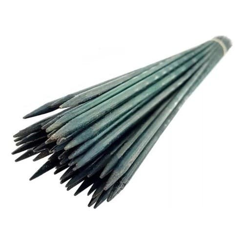 Kit 10 Estacas De Bambu Tutor De Plantas Haste Pintada Para Jardim Flores Orquídeas 65cm