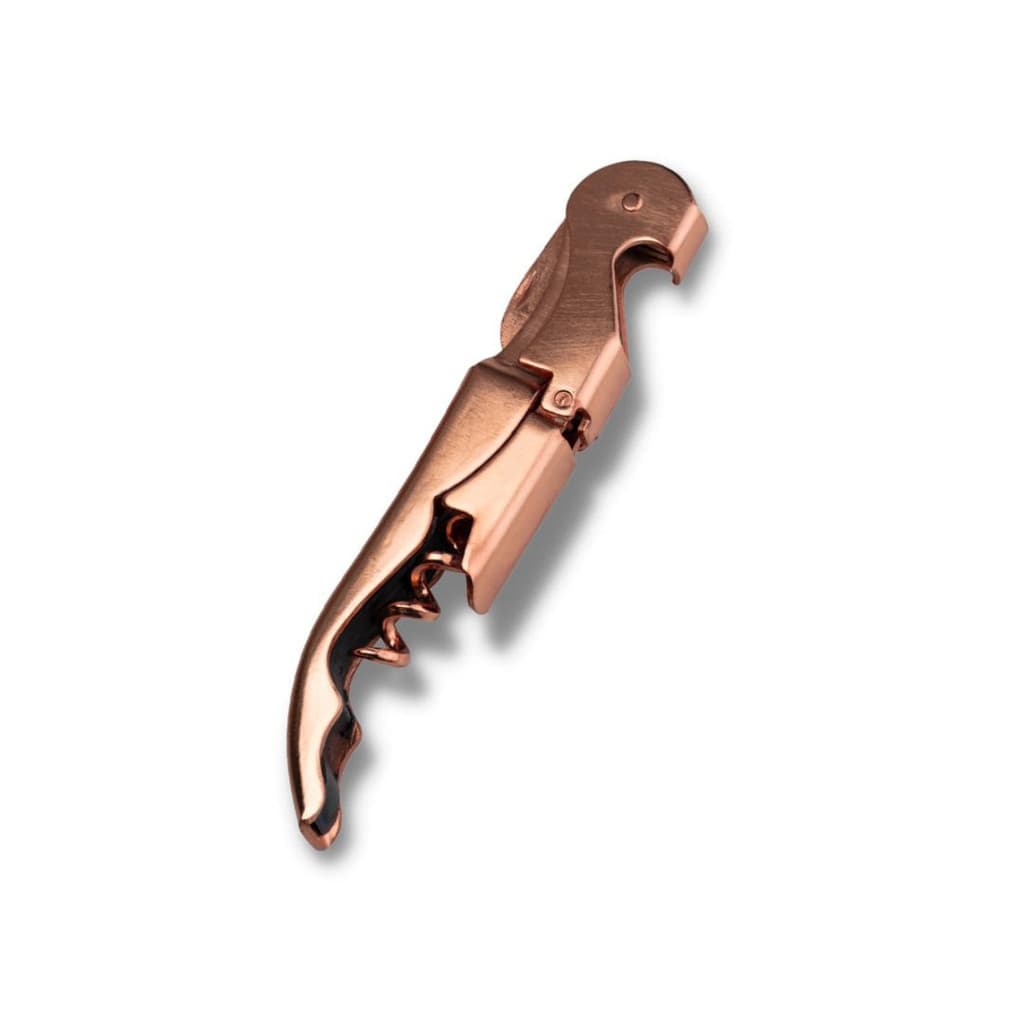 Saca-Rolhas Abridor de Garrafa em Aço Inox Rose Gold