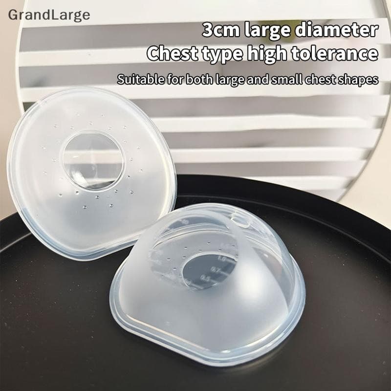 [GrandLarge] 1 Peça Coletor De Leite Materno De Silicone Macio Conchas De Mama Vestíveis Copos De Enfermagem Protetor Le