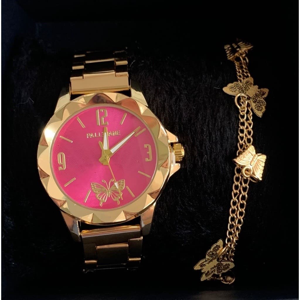 Relógio Feminino + Pulseira sortido a Pronta Entrega