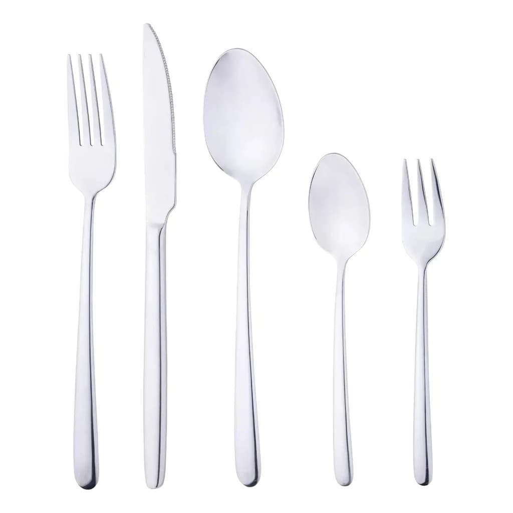 Faqueiro Wolff 30 Peças de Aço Inox Viena Sofisticado