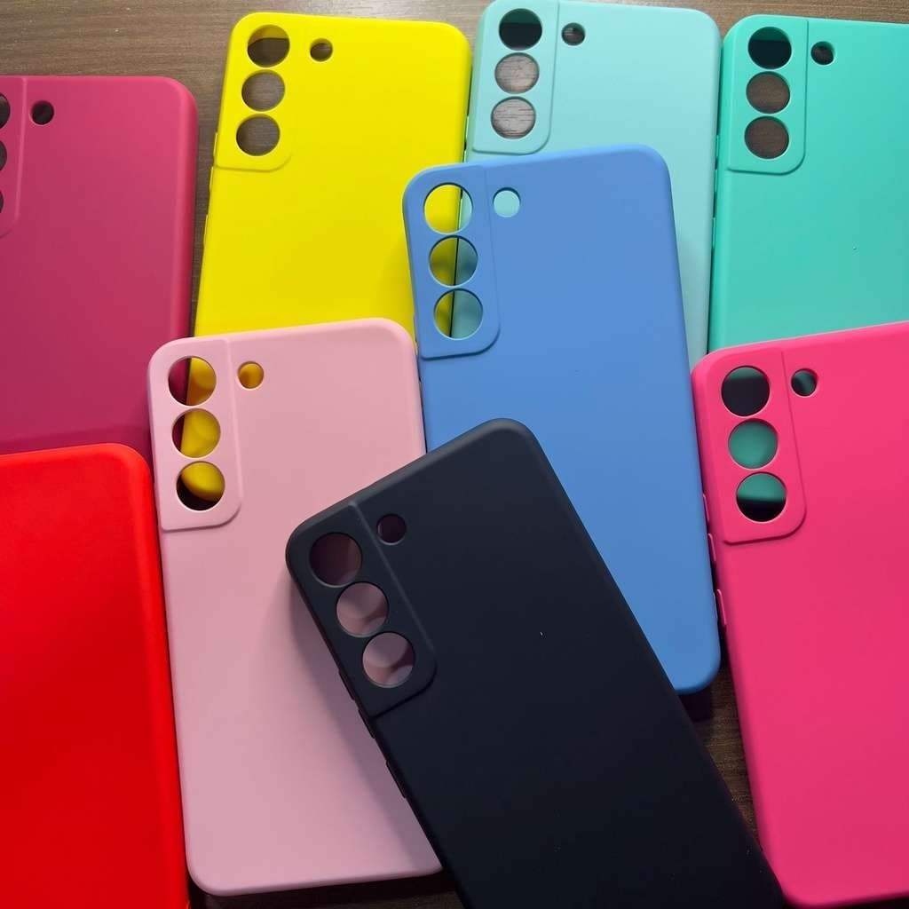 Capa Capinha de Celular - S22 - Samsung Silicone Aveludado Capinha Case