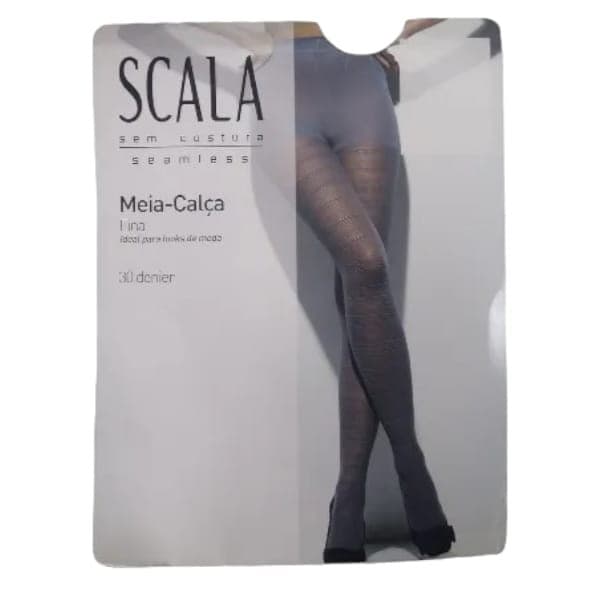 Meia Calça Seamless Scala Fio 30 Denier W06545