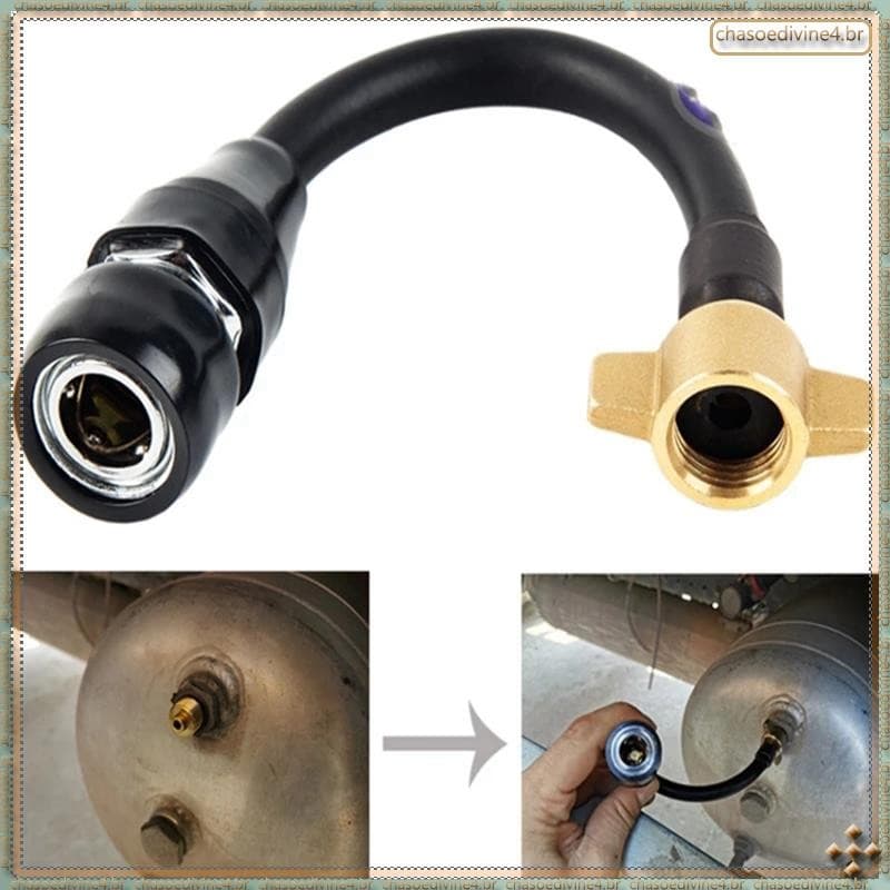 [Ykr] Conector De Entrada De Ar Do Tanque Caminhão Tubo De Conexão Sopro De Poeira Para De Reboque De
