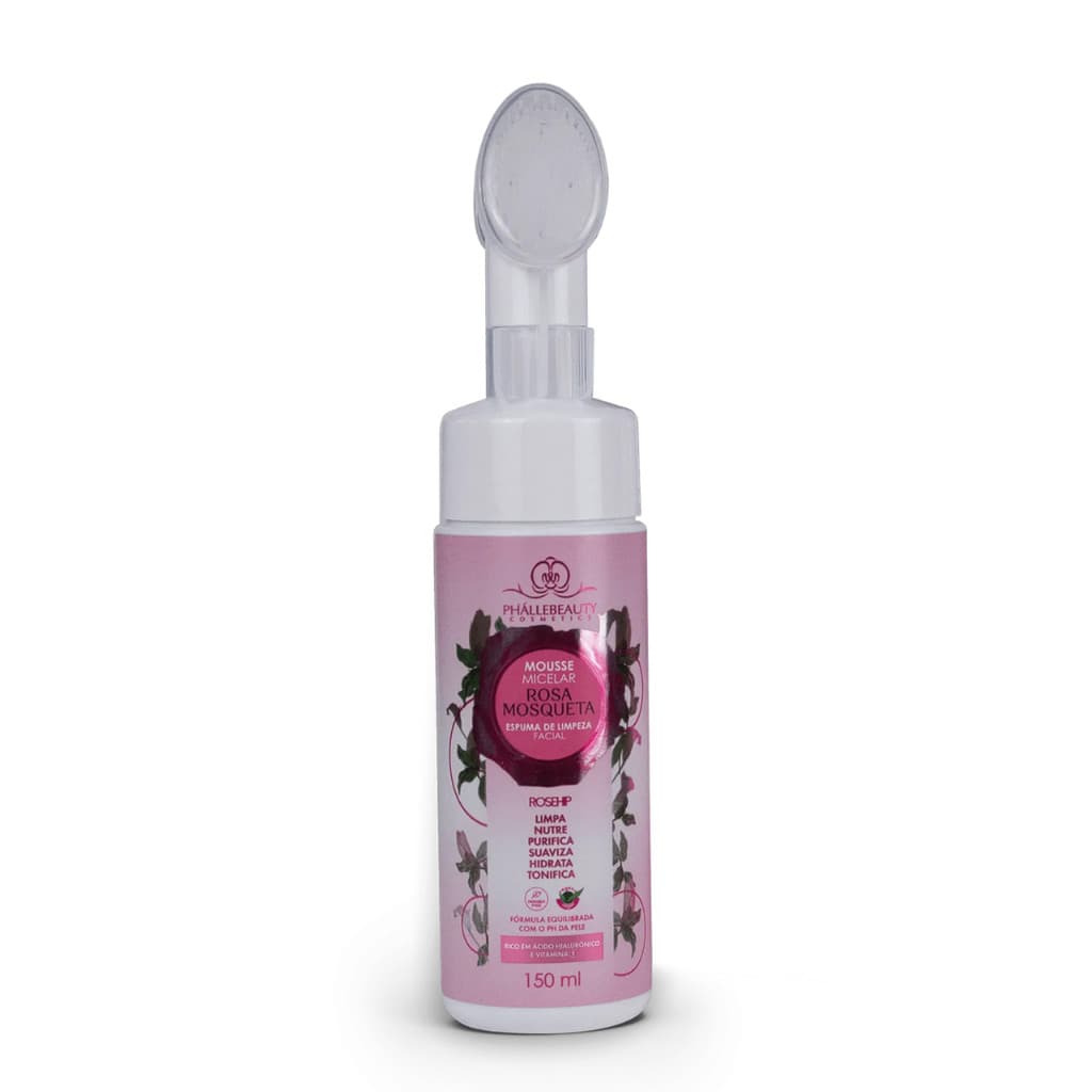 MOUSSE MICELAR FACIAL ROSA MOSQUETA  PHALLEBEAUTY