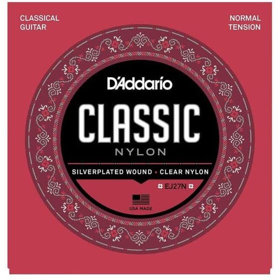 Encordoamento Daddarío para Violão Nylon EJ27N Classic.