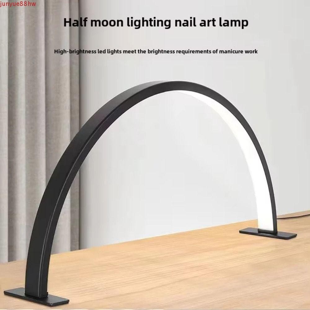 Lâmpada De Unha Em Forma De U JUNYUE , Luz Regulável Para Proteção Dos Olhos Meia Lua LED Multifuncional Preenchimento D