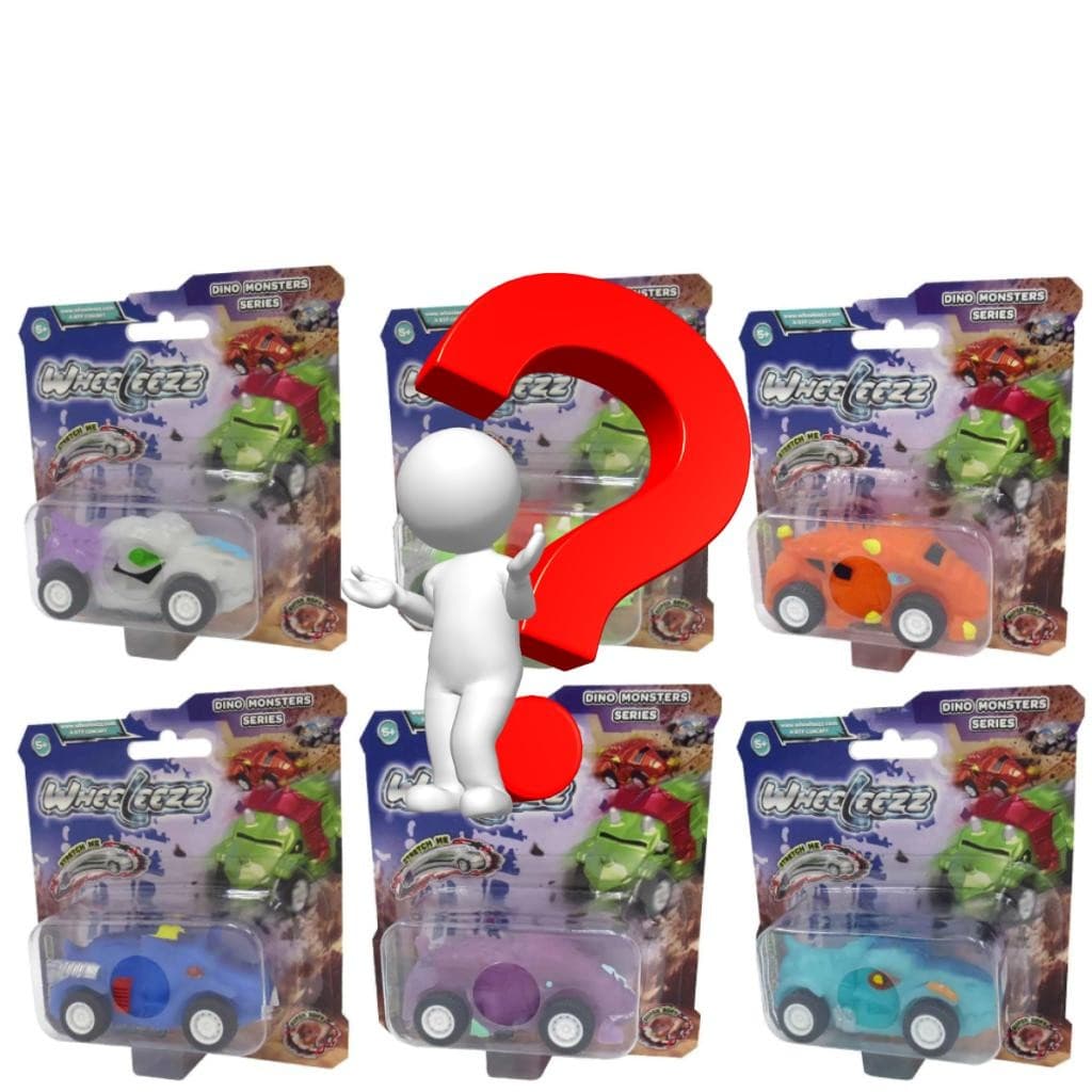 Carrinho Wheeleezz Dino Monsters Sortido - Aceleração com Elástico para Crianças a Partir de 4 Anos