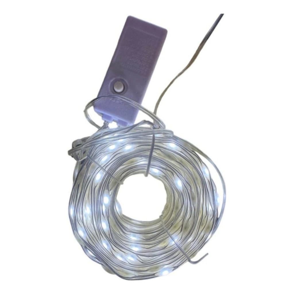Cordão De 400leds Fio De Fada Pvc 50m Bivolt Prova Dágua