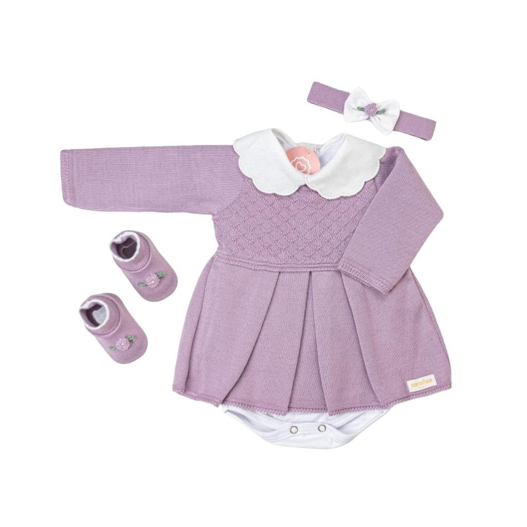 Kit Vestidinho Saida de Maternidade