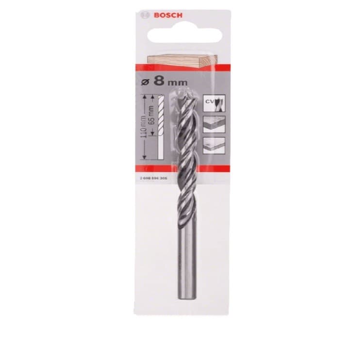 Broca para Madeira Bosch 3 Pontas 8,0mm