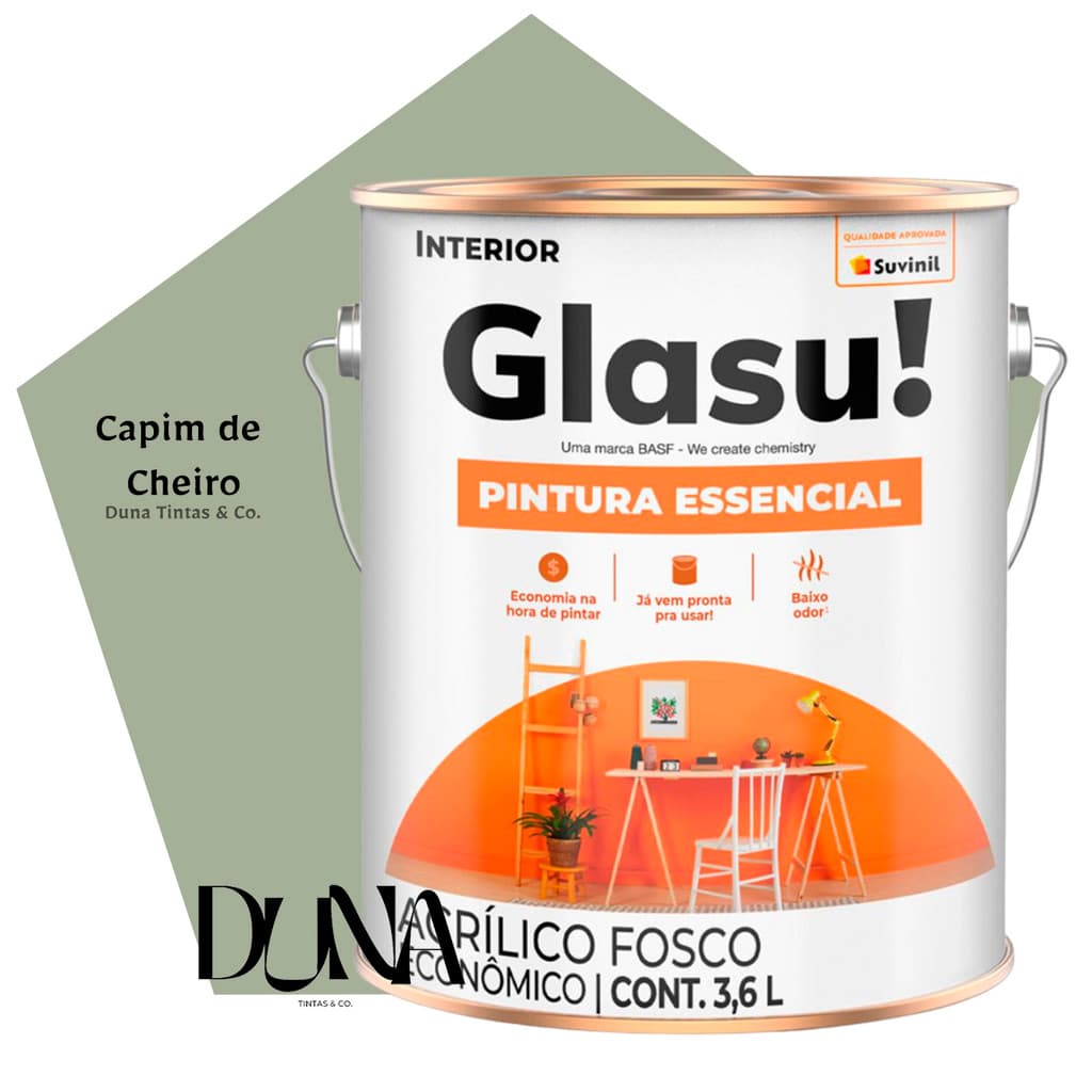 Tinta Antimofo Econômica Glasu Capim de Cheiro 3,6L