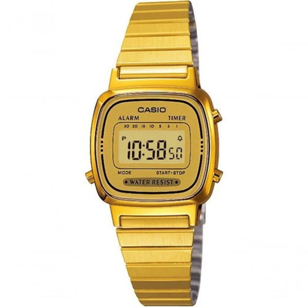 Relógio Casio Vintage LA670WGA-9DFU Dourado