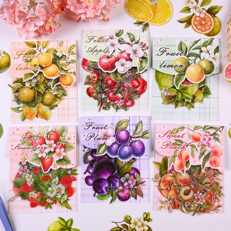 12 Peças Adesivos Para Animais De Estimação À Prova D'água Com Tema De Frutas Frescas Decalques Decorativos De Material