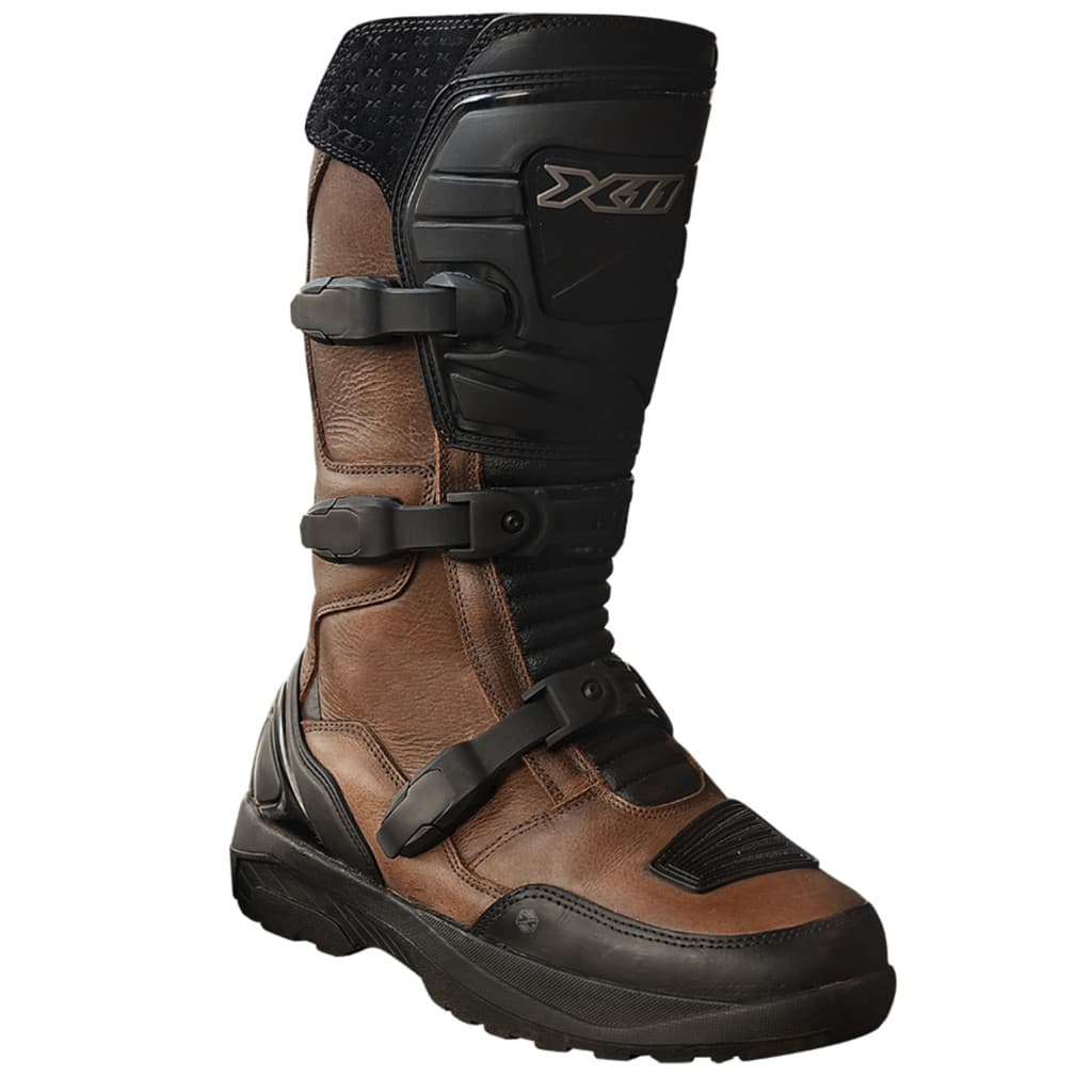 Bota Moto X11 Sierra Cano Longo Masculina Couro Big Trail