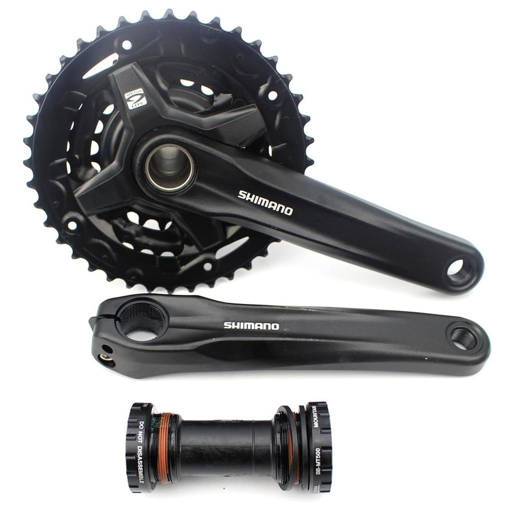 Pedivela MTB Shimano Altus MT210 9v 40/30/22 175mm Integrado C/Movimento