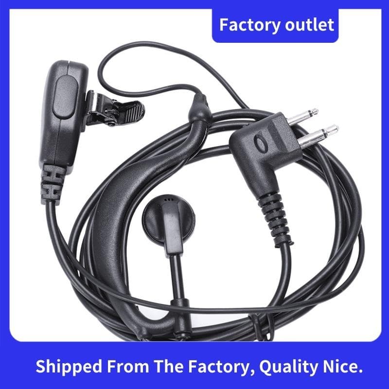 2Pin Ptt Fone De Ouvido Para Motorola Gp88 Gp68 Gp300 Gp88S Gp3688 Gp3188 Dep450 Ep450 Walkie Talkie
