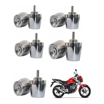 Pezinho De Guidao De Moto Pcx 150 2018 2020 Cromado Kit C/5