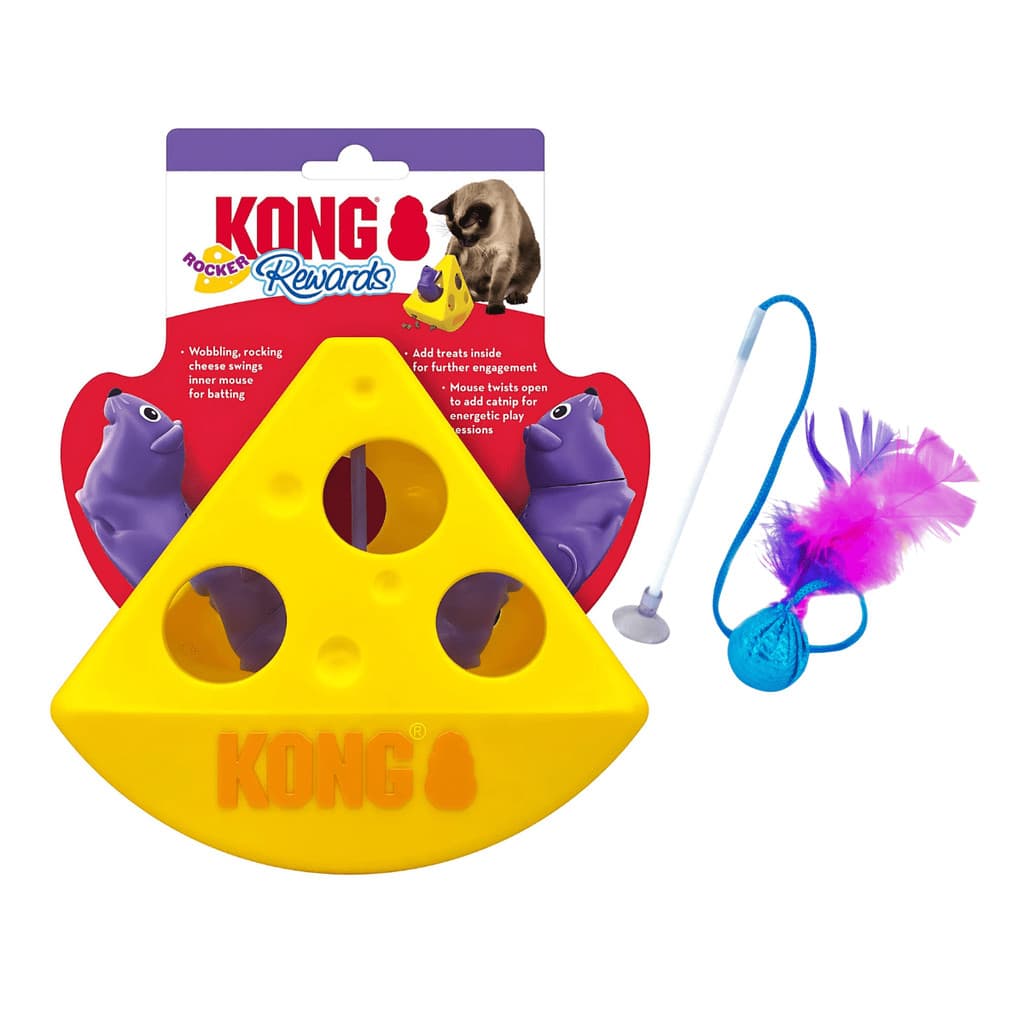 Brinquedo para Gatos Comedouro Premium e Varinha com Ventosa