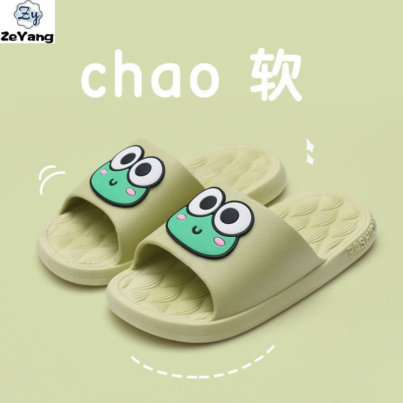 [ZY] Tamanho 24-41 Estoque Pronto Crianças Pisando em Chinelos de Merda Chinelos de Banho Doméstico Integrados Chinelos Casuais Bonitos Chinelos Casuais Adultos Sapatos para Pais e Filhos Todos