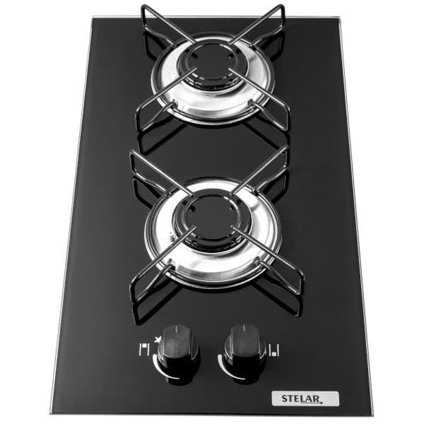 Cooktop A Gas 2 Bocas Stelar Nivus Preto Bivolt