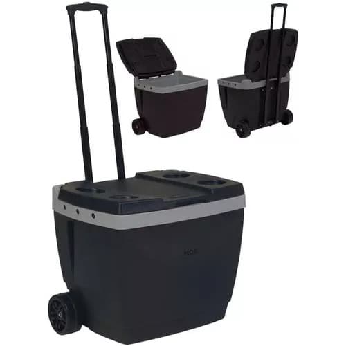 Caixa Termica Com Rodas Mor 42L Cooler Bebida Praia Com Rodinha Oferta
