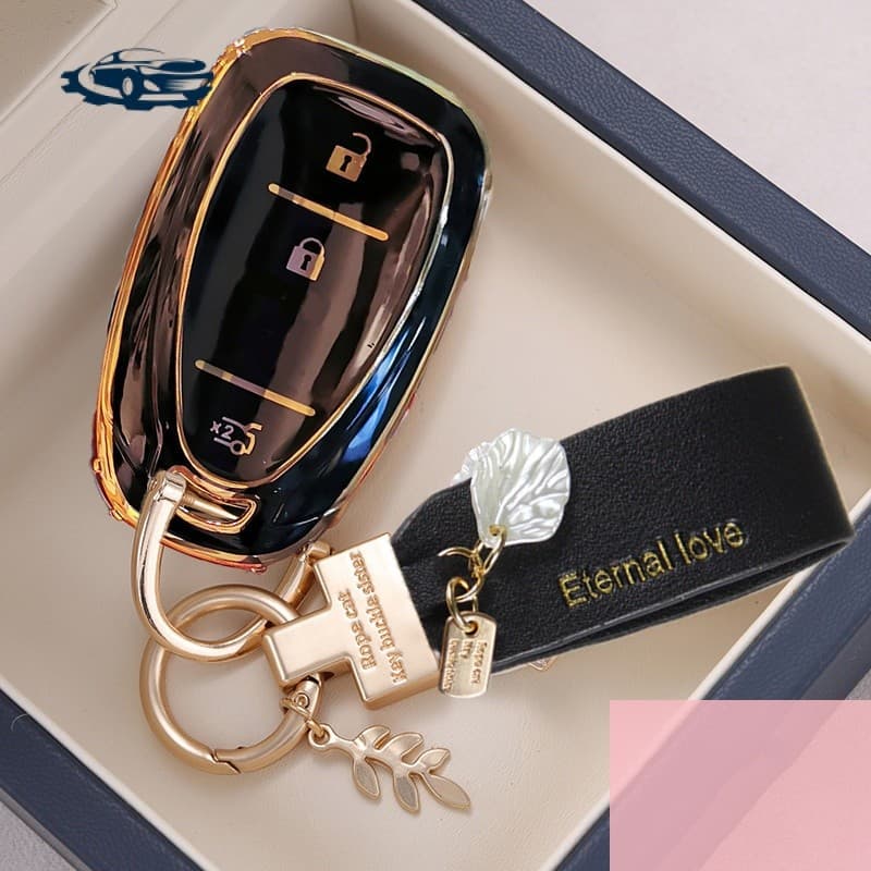 Para Chevrolet Onix Equino Orlando Cruze Spark Sonic Camaro Volt Trax Malibu Blazer Traverse Seeker TPU Car Key Case Cove 84r44