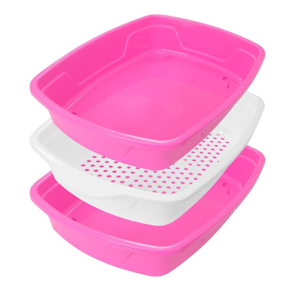 Cat Clean Caixa de Areia com Peneira - Para Gatos - Four Plastic | caixa de areia para gatos, banheiro para gato