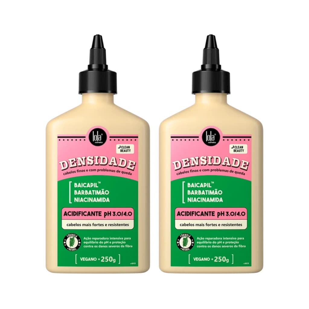 Kit Densidade Acidificante com 2 unidades Lola Cosmetics 250g cada