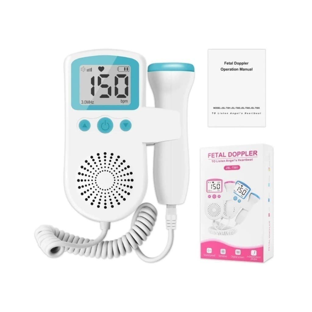 Monitor De Frequência Cardíaca Para Bebês Uso Doméstico Display De Gravidez Detector De Som Fetal Bebê JSL-T501
