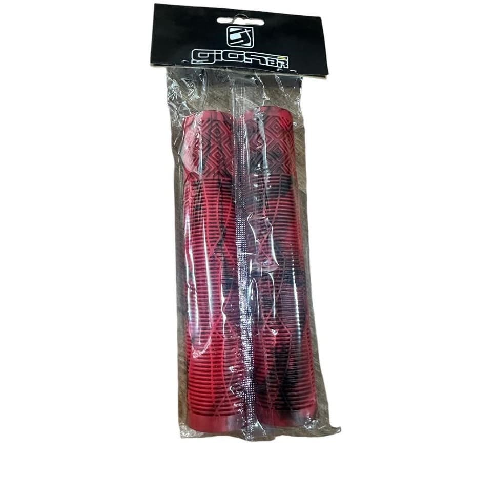 MANOPLA  GI-058H 165mm VERMELHO/PRETO S/FLANGE