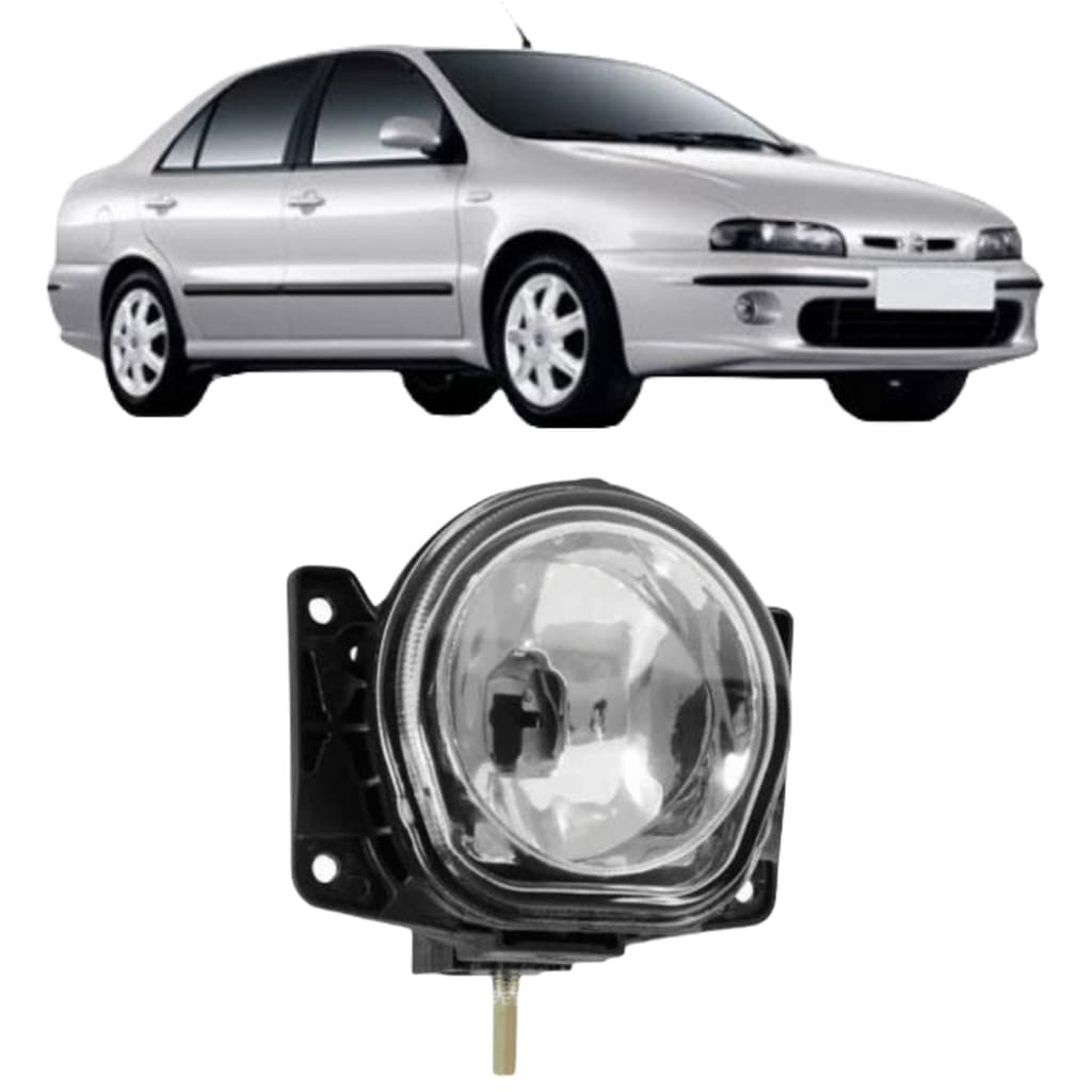 FAROL MILHA FIAT BRAVA 1999 00 01 02 2003 DIREITO